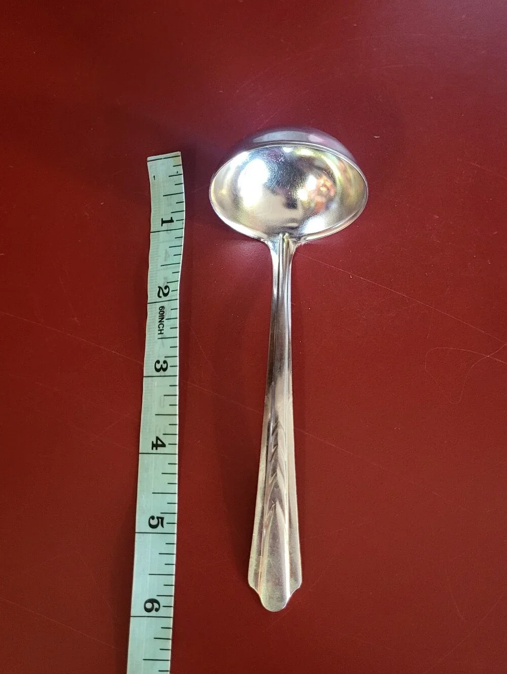 Vintage Stainless Steel Gravy Spoon Ladle USA